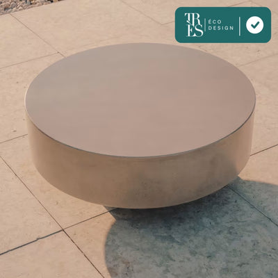 Table basse ronde Garbet en ciment Ø 80 cm