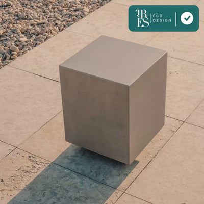 Table d'appoint Rustella en ciment - 35 x 35 cm