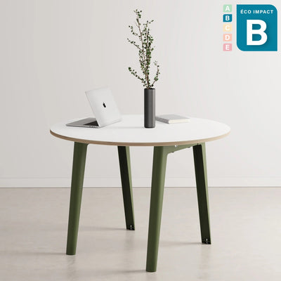 Table ronde New Modern 4 à 6 personnes, en bois Ø 110 cm