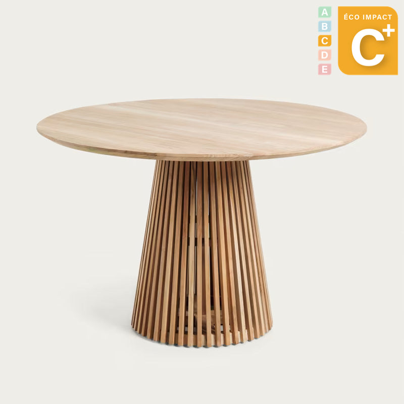 Table ronde Jeanette 6 personnes, Ø 120 cm, bois massif durable