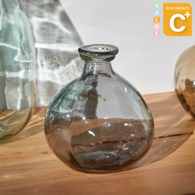 Petit vase Brenna en verre recyclé