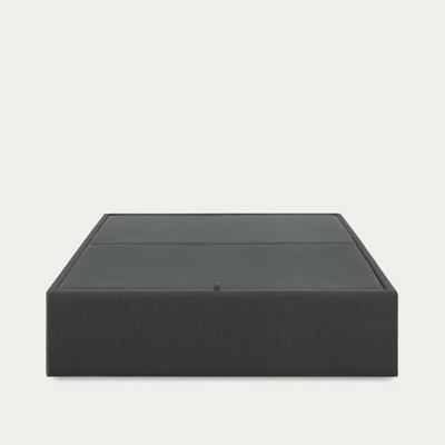 Sommier coffre Matters noir pour matelas de 180 x 200 cm