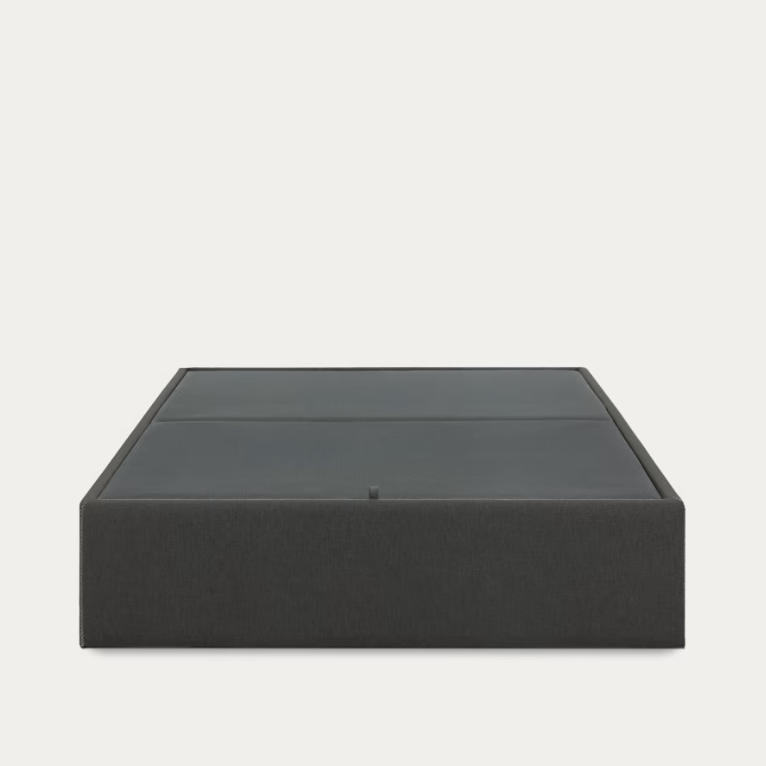 Sommier coffre Matters noir pour matelas de 180 x 200 cm