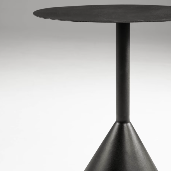 Table d’appoint Yinan noir Ø 48 cm