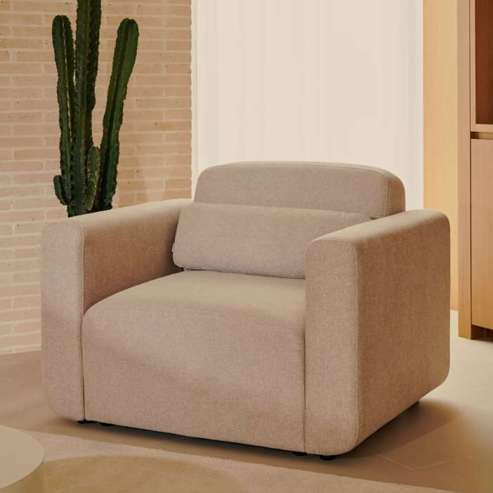 Fauteuil modulable Neom beige