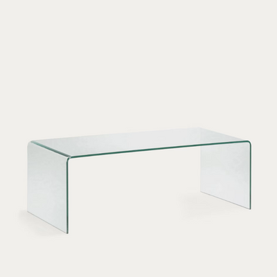 Table basse Burano en verre 110 x 50 cm
