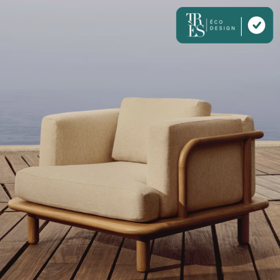 Fauteuil Turqueta en bois de teck FSC