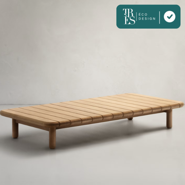 Table basse Turqueta en bois de teck FSC - 140 x 70 cm