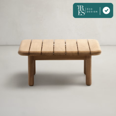 Table basse Turqueta en bois de teck FSC - 70 x 70 cm
