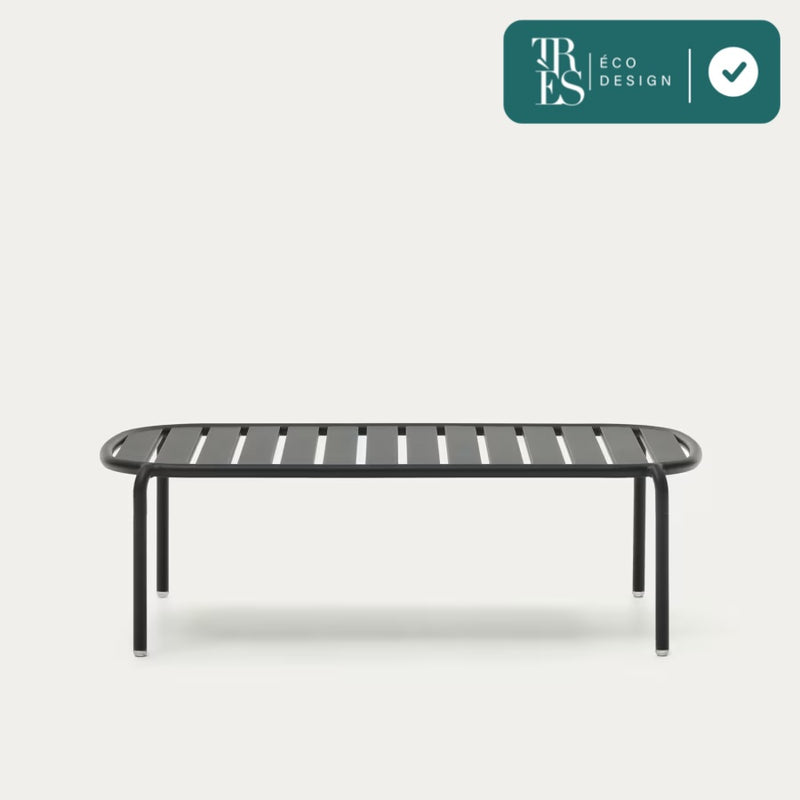 Table basse de jardin Joncols en aluminium -  Ø 110 x 62 cm