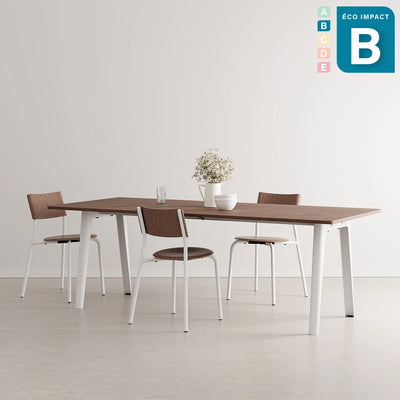 Table New Modern 10 personnes, en bois, Long. 220 cm