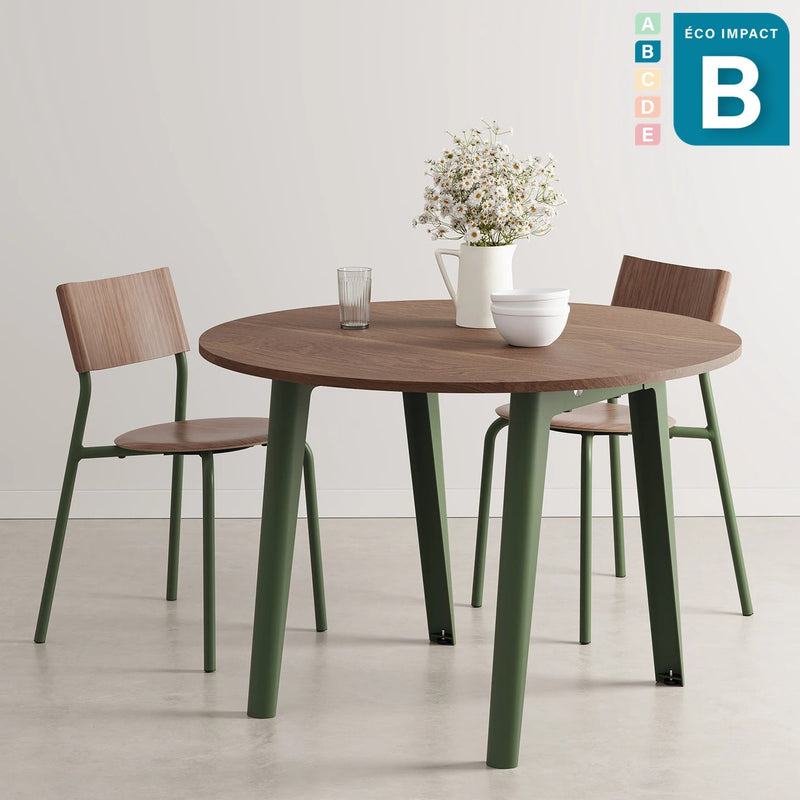 Table ronde New Modern 4 à 6 personnes, en bois Ø 110 cm