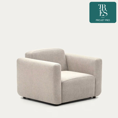 Fauteuil modulable Neom beige