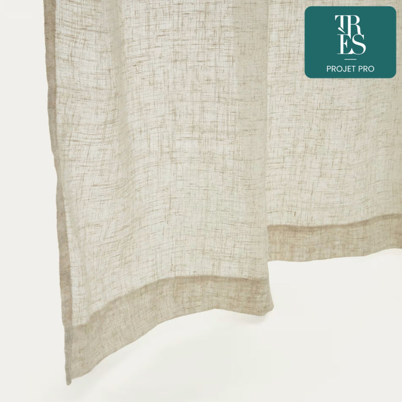 Rideau Mahina beige 140 x 260 cm