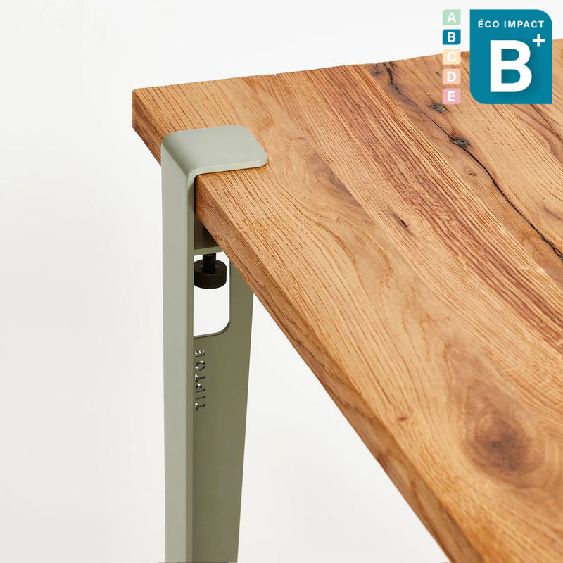 Table/Bureau Lobo en bois, Dim. 120 x 60cm