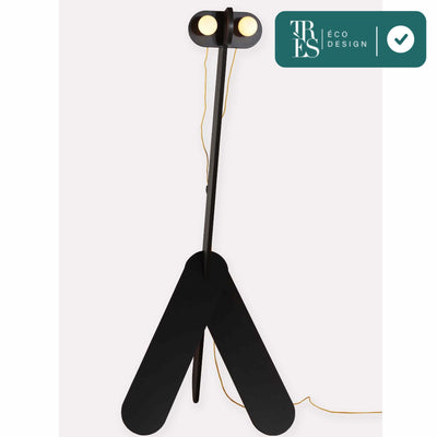 Lampe Girafe en chêne massif