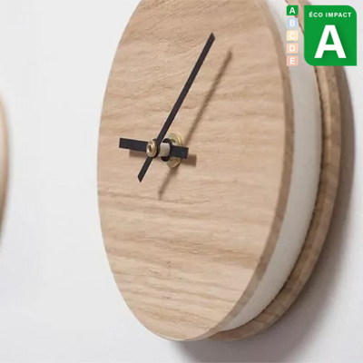 Horloge-Miroir PENDULE en bois de forêts durables