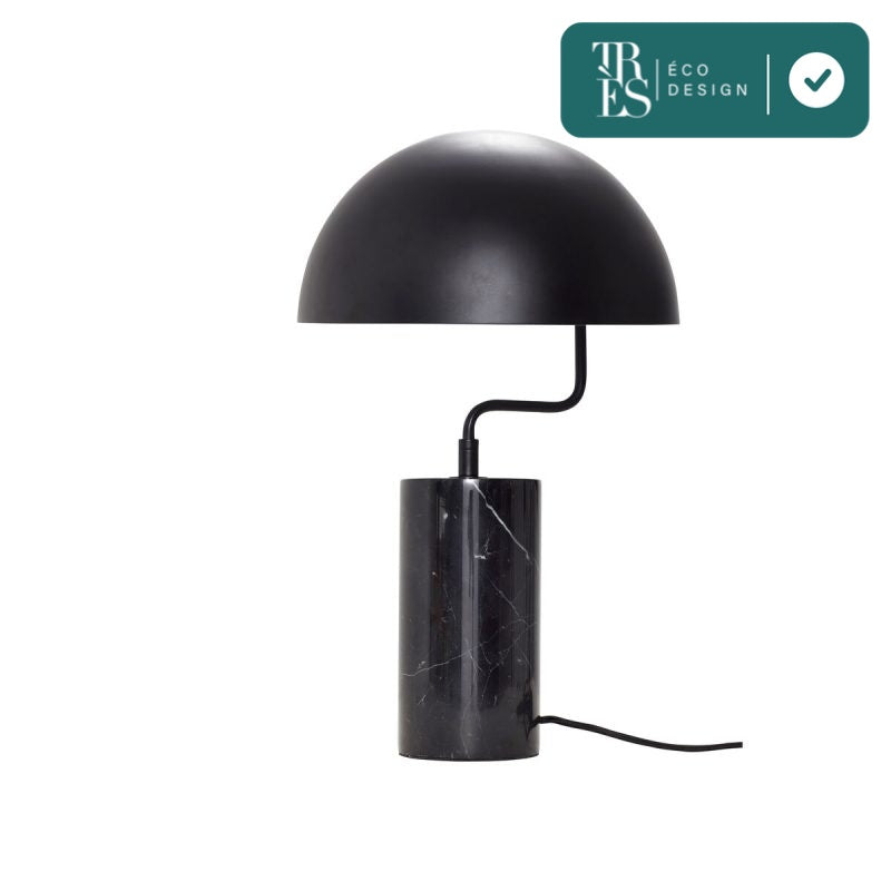 Lampe à poser Poise en marbre et métal