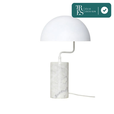 Lampe à poser Poise en marbre et métal