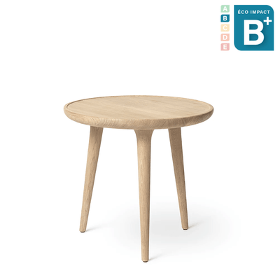 Table d'appoint Accent en bois massif, 
Ø 45cm ou 60cm