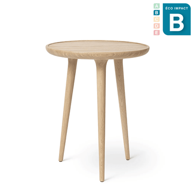 Table d'appoint Accent en bois massif, 
Ø 45cm ou 60cm