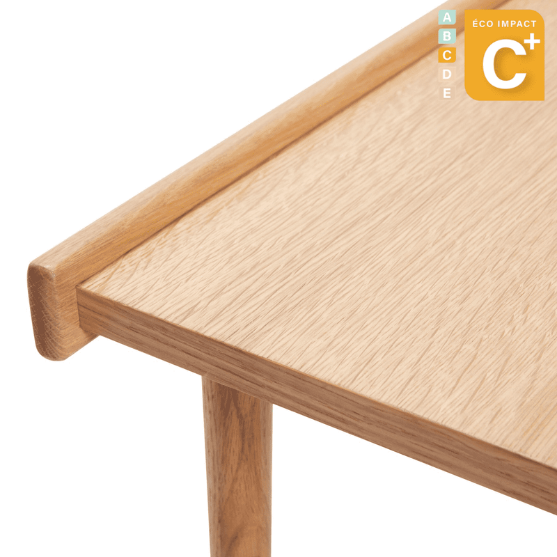 Table basse Stream en bois durable Long. 137 cm