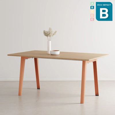 Table New Modern 6 personnes, en bois, Long. 160 cm