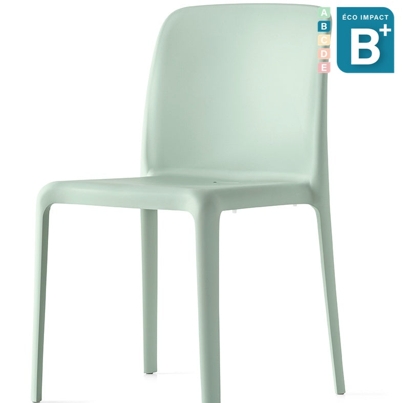 Lot de 4 Chaises Empilables Design en Plastique …