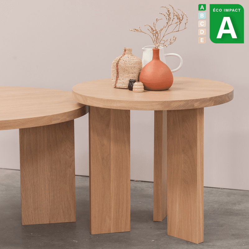Table Platine en bois de chêne français