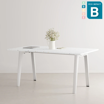 Table New Modern, 6 personnes, en plastique recyclé, Long. 160 cm