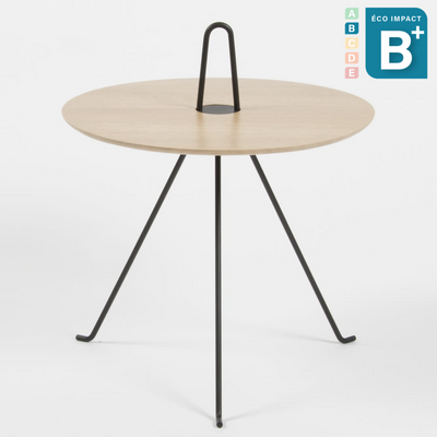 Table d'appoint Tipi, en bois, Haut. 37 cm ou 50 cm
