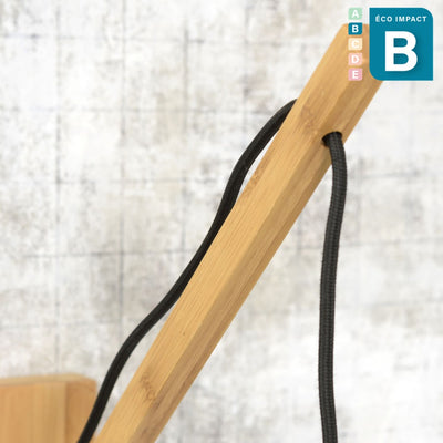 Applique Bali un bras en bambou, ⌀ 44x12 cm