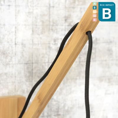 Applique Bhutan un bras en bambou, ⌀ 40 cm
