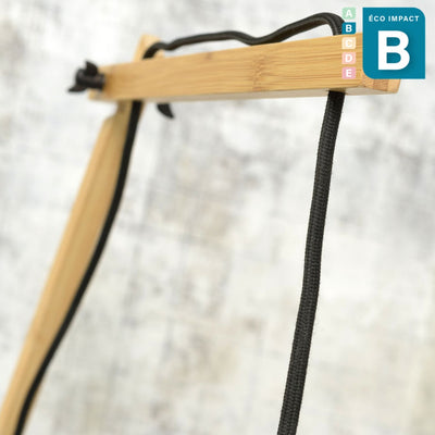 Applique Bhutan deux bras en bambou, ⌀ 50 cm