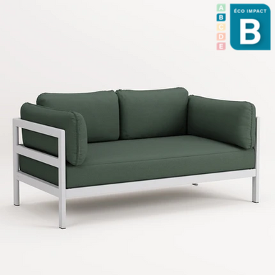 Canapé éco-conçu EASY, 2 places, 170 x 90 cm