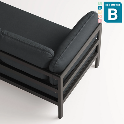 Canapé éco-conçu EASY, 3 à 4 places, 225 x 90 cm