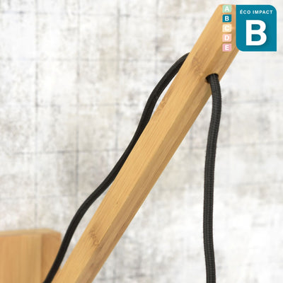Applique Kalimantan un bras en bambou, ⌀ 44x12 cm