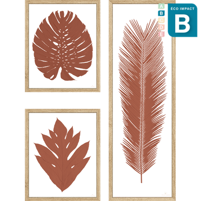 Cadre composition d'herbiers - Numéro 3, Long. 95x120cm